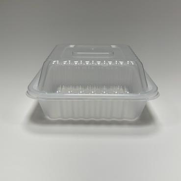 8oz hinged container